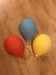 3 lampki Ikea balon lampka