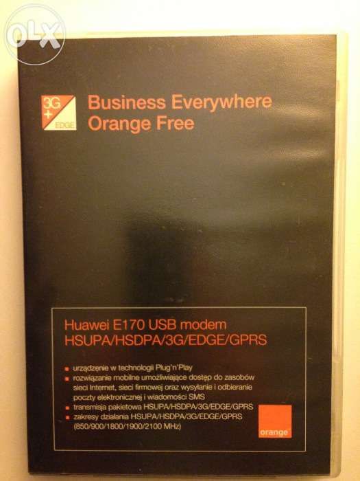 Niezawodny modem komórkowy 3G USB Huawei E170 HSUPA/HSDPA