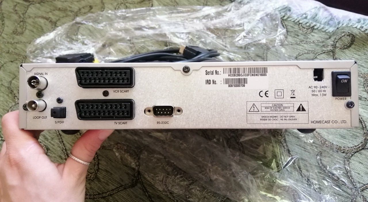 Не рабочий цифровой тюнер DVB-C для кабельного Декодер Ресивер
