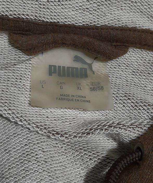 PUMA мужская зип толстовка с капюшоном, худи кенгуру.