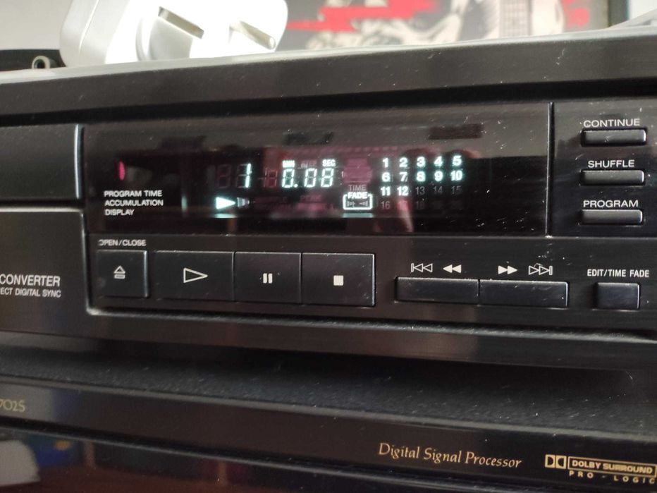 Leitor cd Sony CDP-195 c/ comado