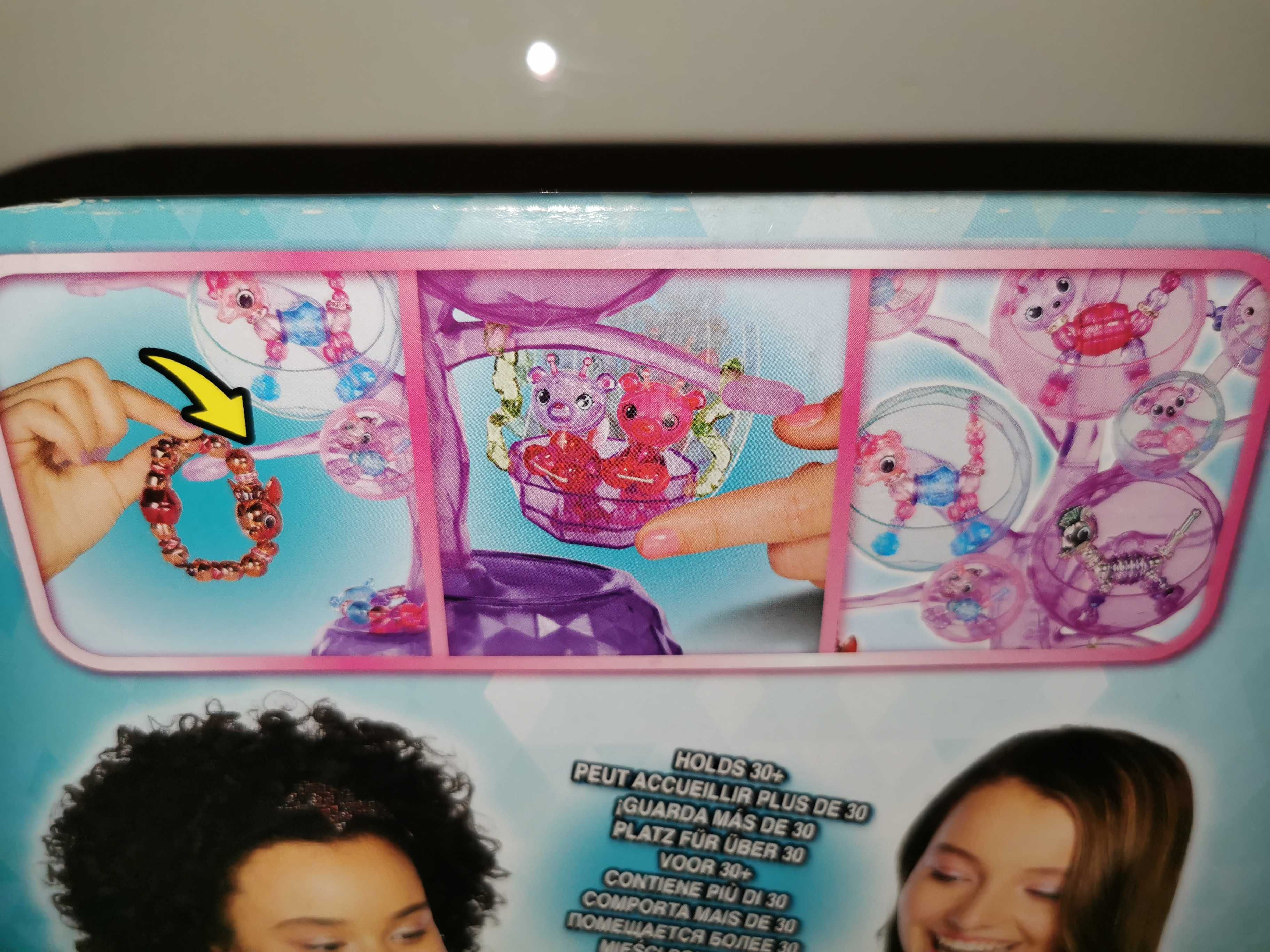 Drzewko Twisty Pets stojak na biżuterię + bransoletka dla dziewczynki