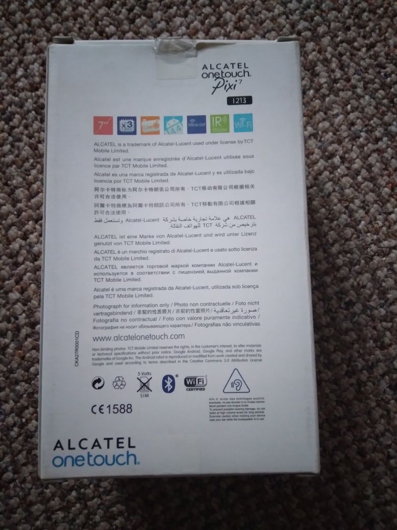 Alcatel one tuch pixi 7