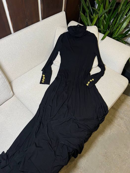 Чорна довга сукня Schiarelli! Розмір L! Ексклюзив! Топ- знижка 60%