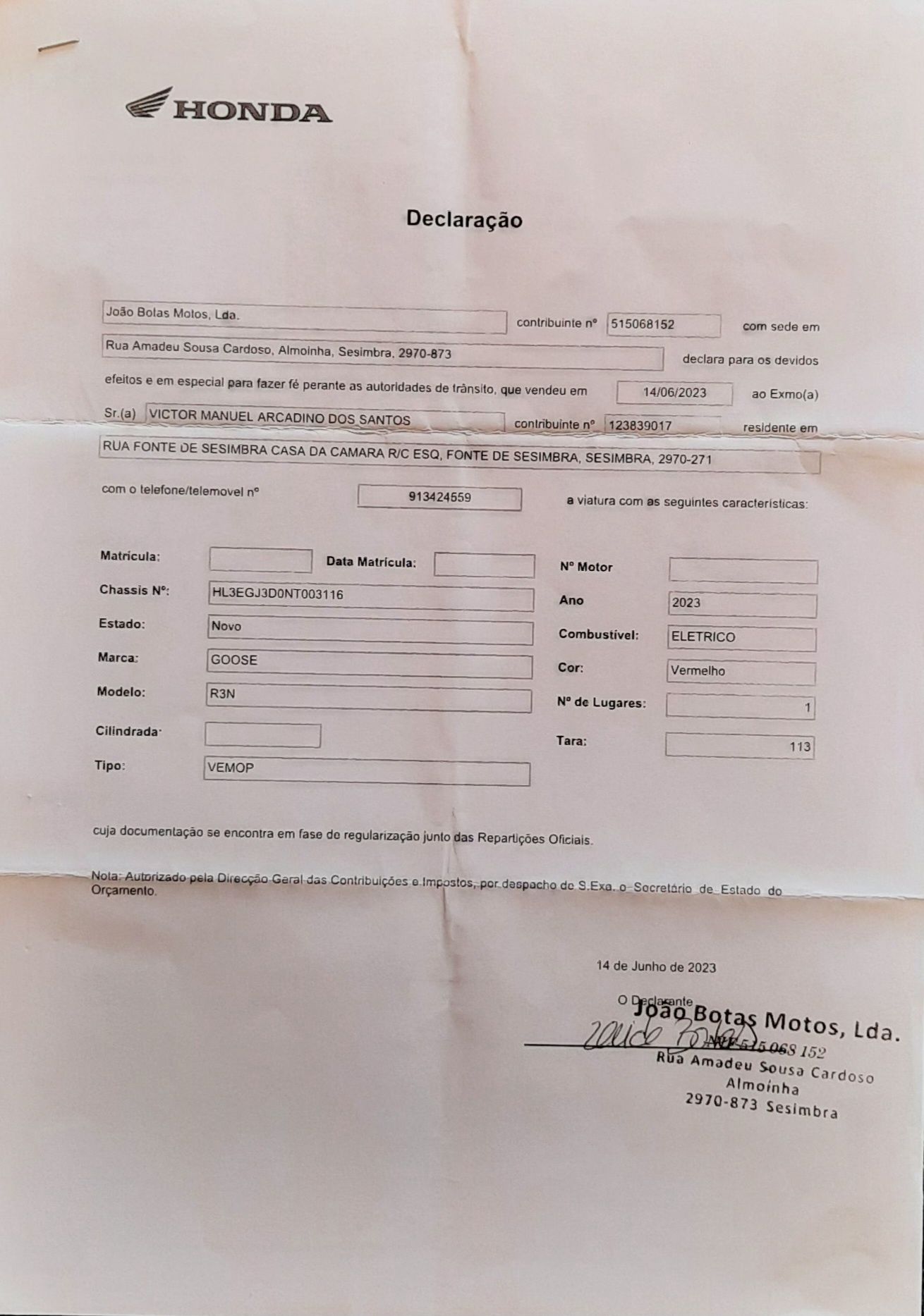Mota de mobilidade reduzida