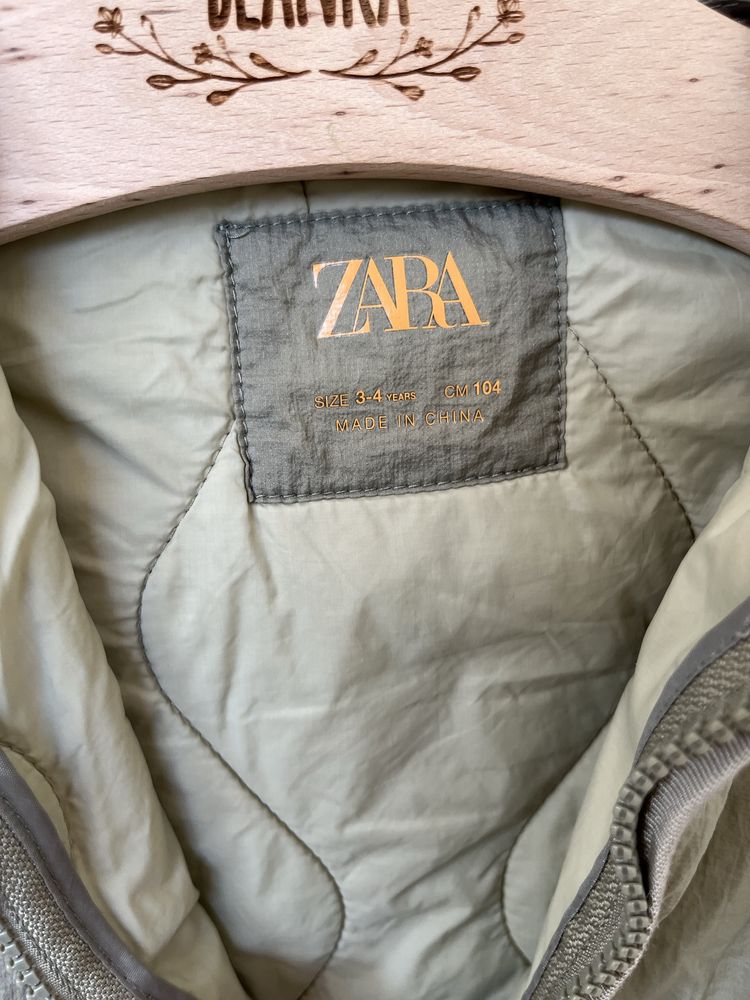 Kurtka zara 104 zielona khaki