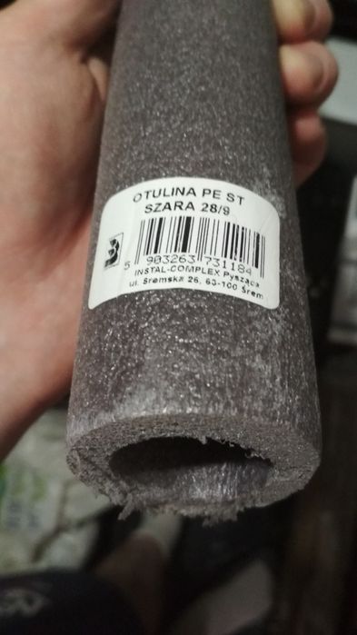Otulina PE ST 28 / 9 mm 2 mb