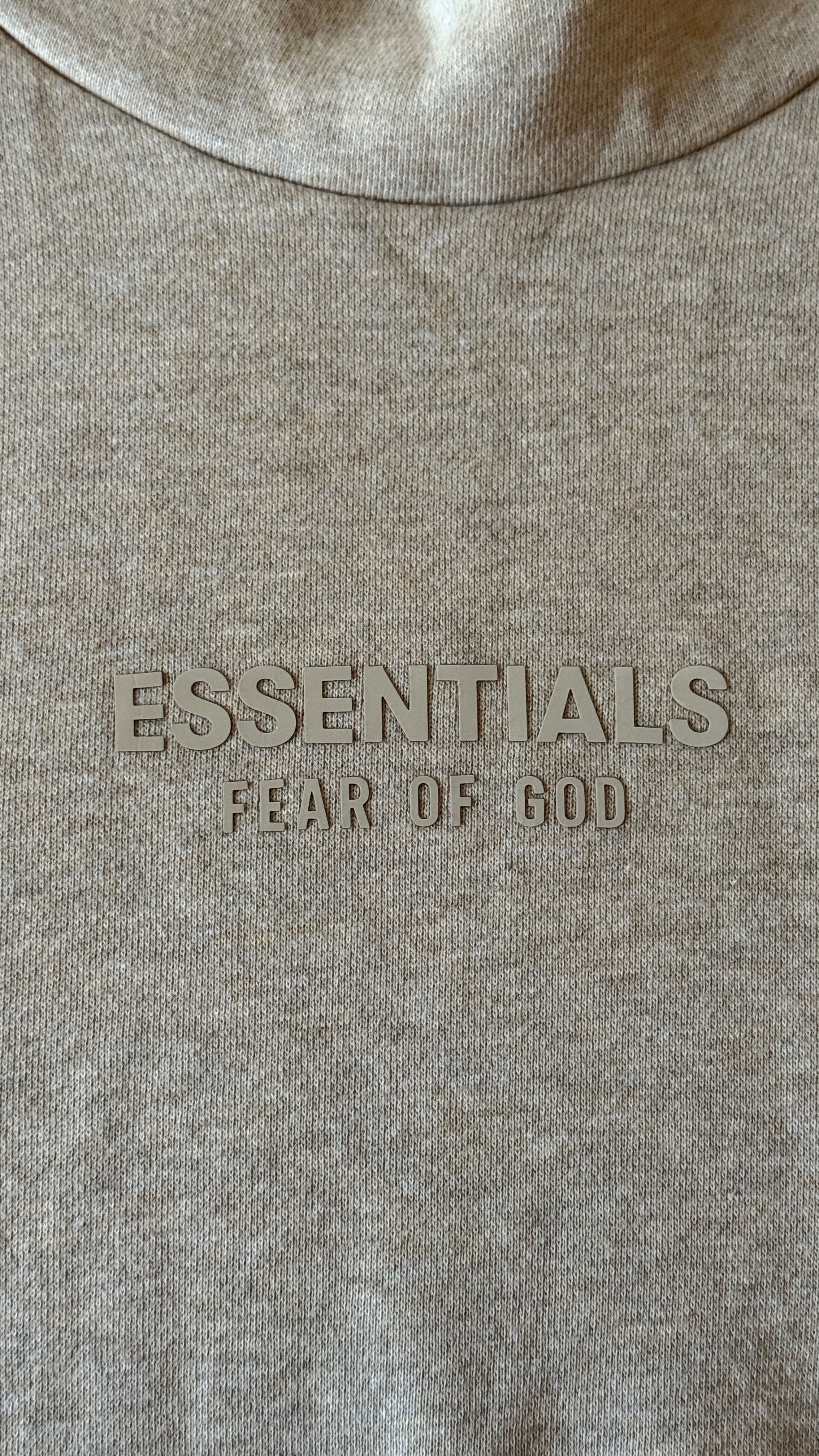 Fear of God Essentials Худи, унісекс, M/L, нова, пісочний колір