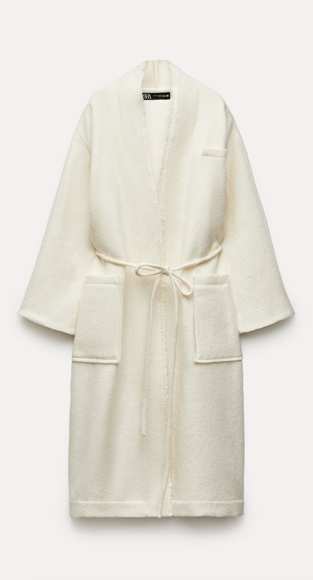 Zara płaszcz z wełny MANTECO ZW collection