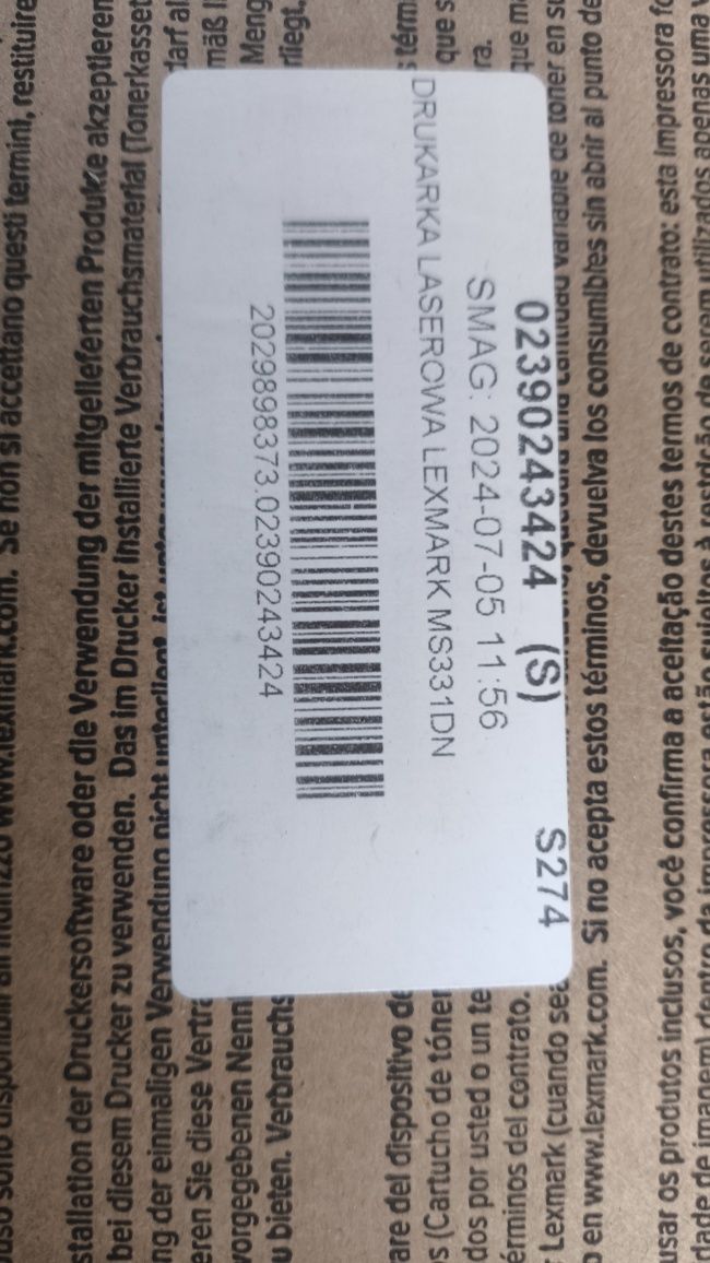 Drukarka laserowa Lexmark MS331dn