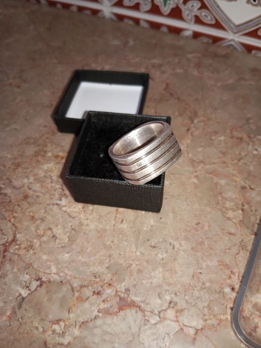 Anel prata925 e diamante