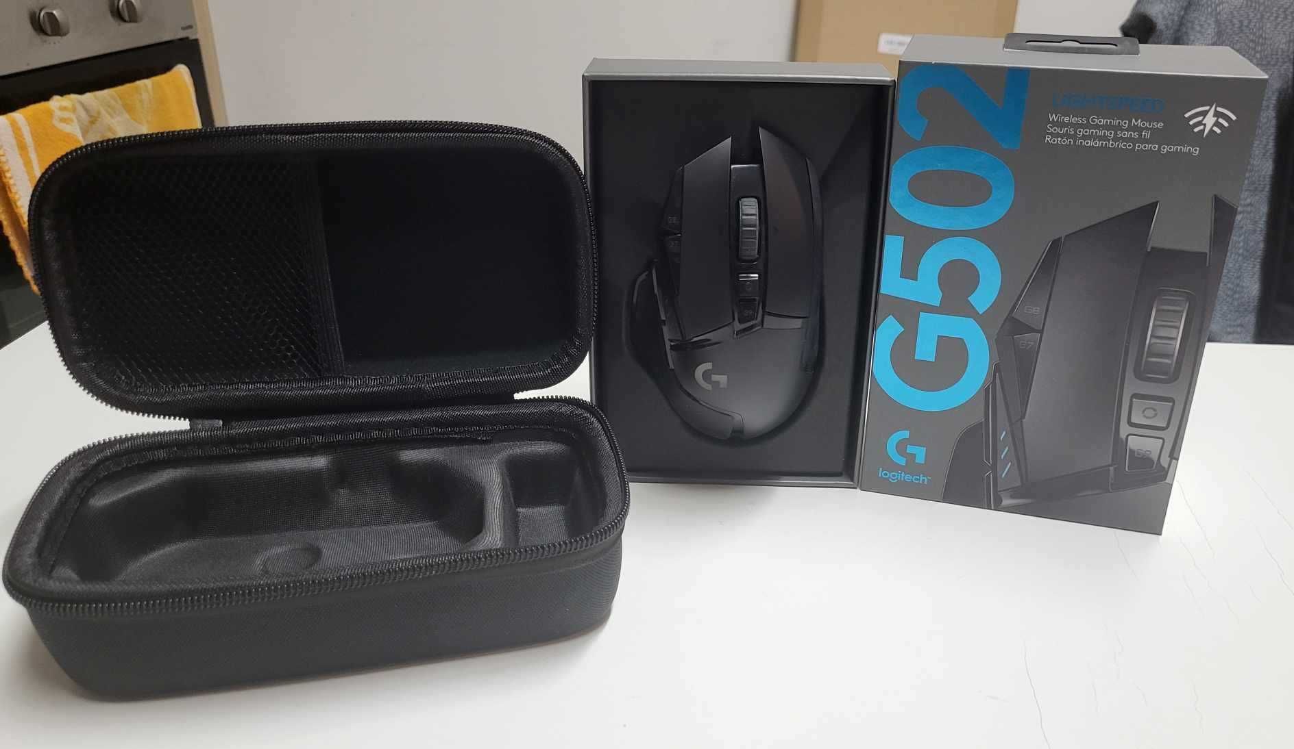 Rato Logitech G502 Lightspeed Wireless Gaming + Skates Tiger Ice