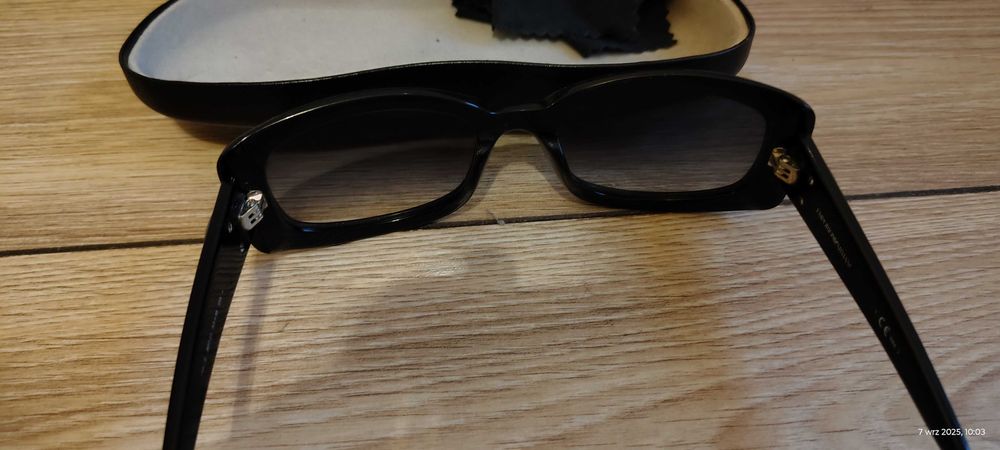 Okulary przeciwsłoneczne EMPORIO-ARMANI+Etuii Ray-Ban Super Stan+100%