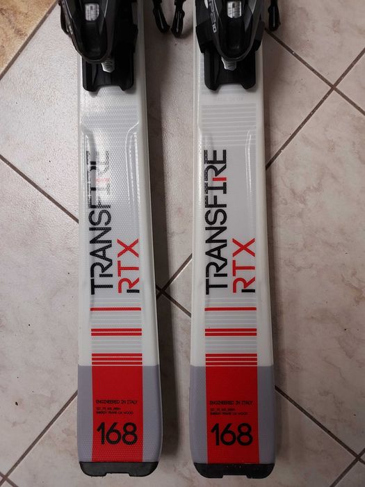 Narty zjazdowe NORDICA TRANSFIRE RTX 168 cm z kijkami
