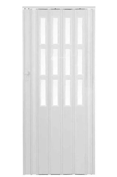 Drzwi harmonijkowe białe