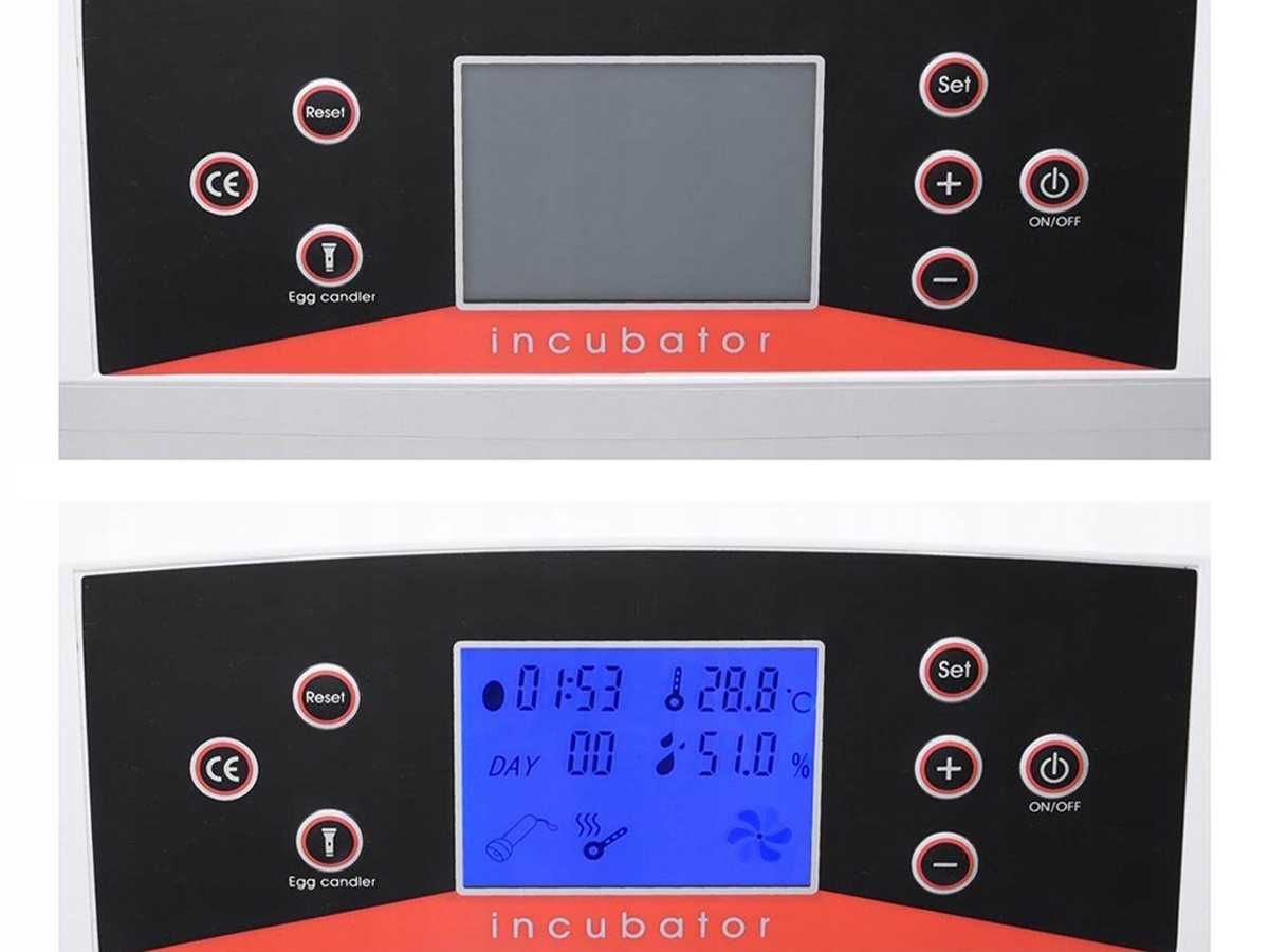 Inkubator Automat 230V na 42 jaj Owoskop wylęgarka klujnik DOSTAWA-24h
