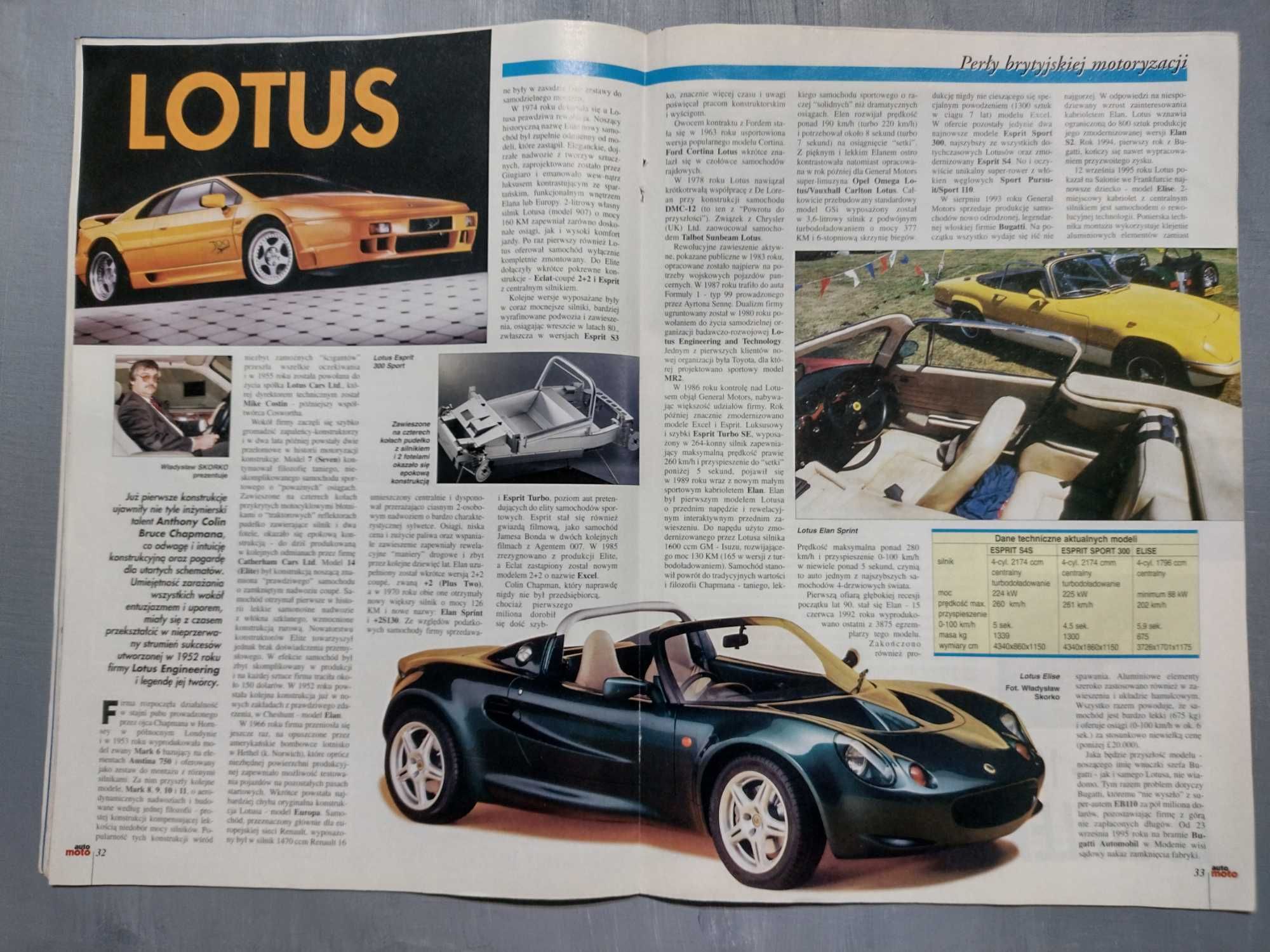 Czasopismo "Auto Moto-miesięcznik zmotoryzowanych" z lat '94-'96