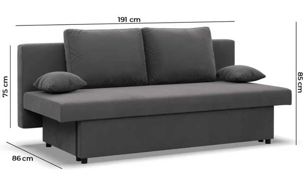 Kanapa z Funkcją Spania Nola Sofa Rozkładana WYSYŁKA CAŁA POLSKA