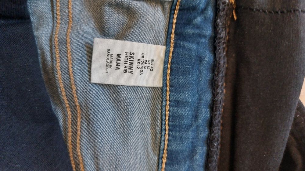 Ciążowe ciuszki rozm. XL/42 zestaw