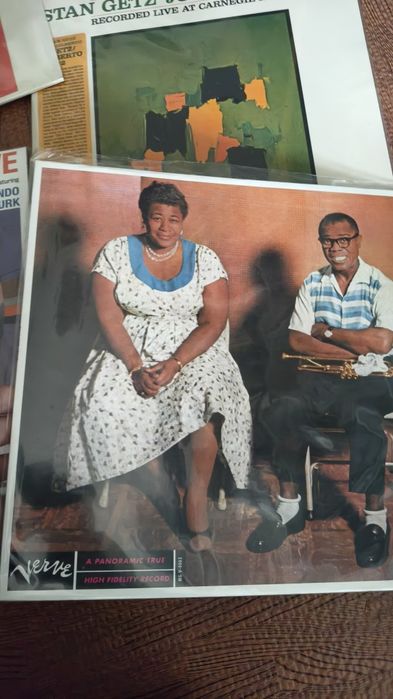 Ella and Louis edição Verve
Stan Getz edição Verve
Ella Fitzgerald edi