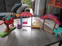 Zabawka dla dziewczynki domek na drzewie huśtawka 3 sztuki