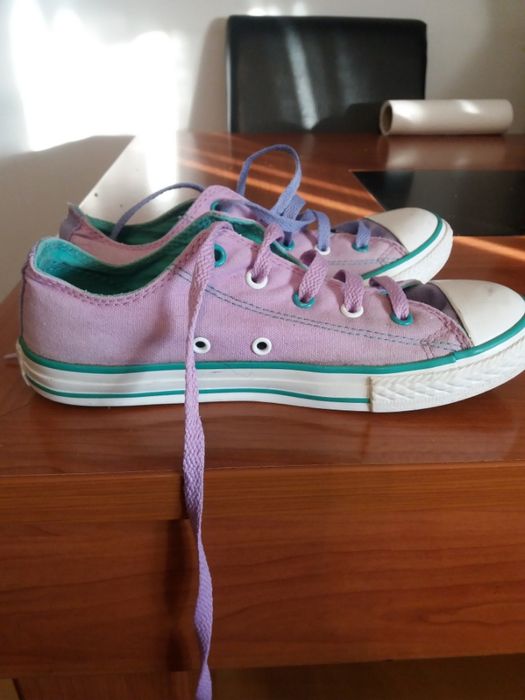 Ténis Rapariga Converse All Star Originais Cor Rosa tam 36