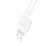 Szybka ładowarka sieciowa Eu Usb Typ C Power Delivery + kabel przewód
