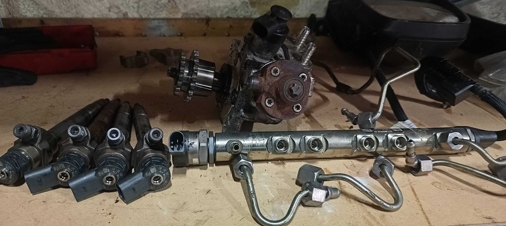 Kpl układ paliwowy BMW f11 n47d20