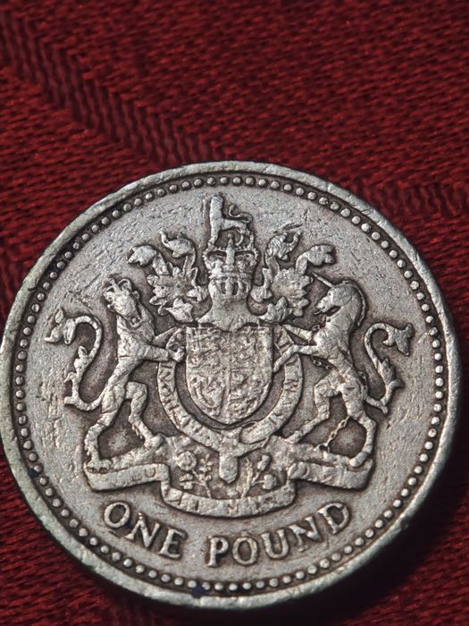 Moeda inglesa de 1983 one pound