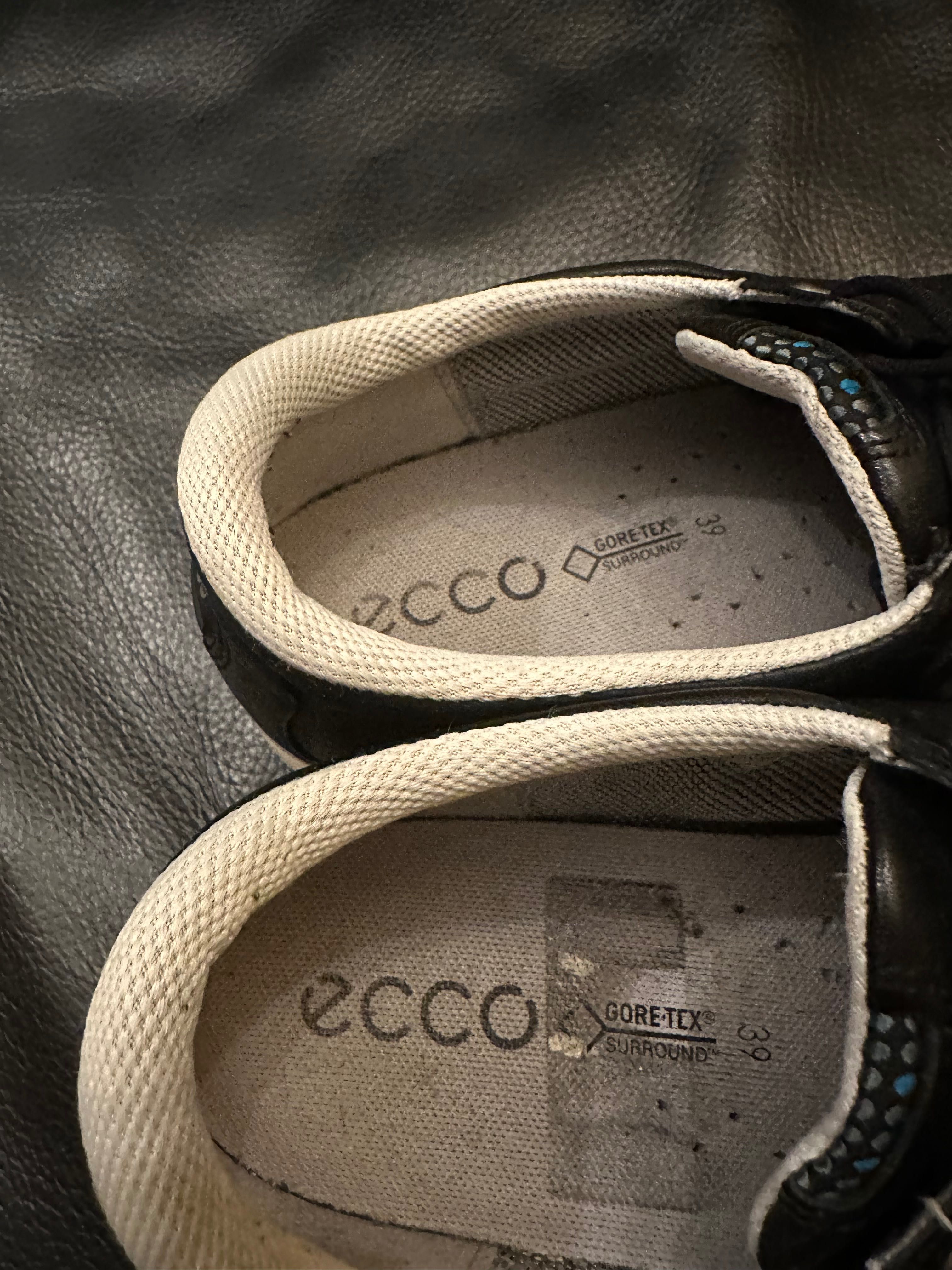 Ecco półbuty buty damskie roz 39  skóra yak membrana GORE-TEX SURROUND