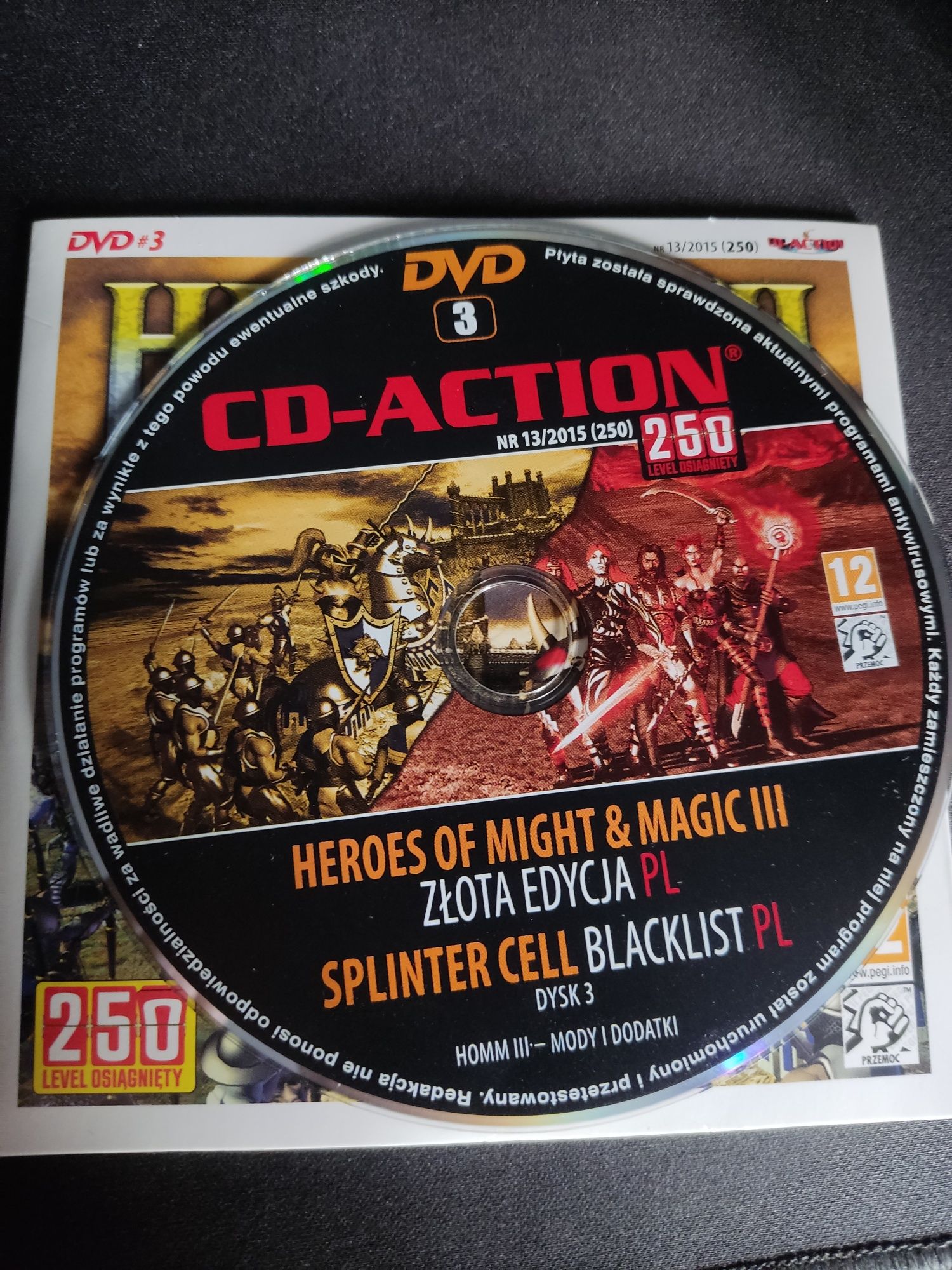 Heroes III złota edycja PC CD action 250