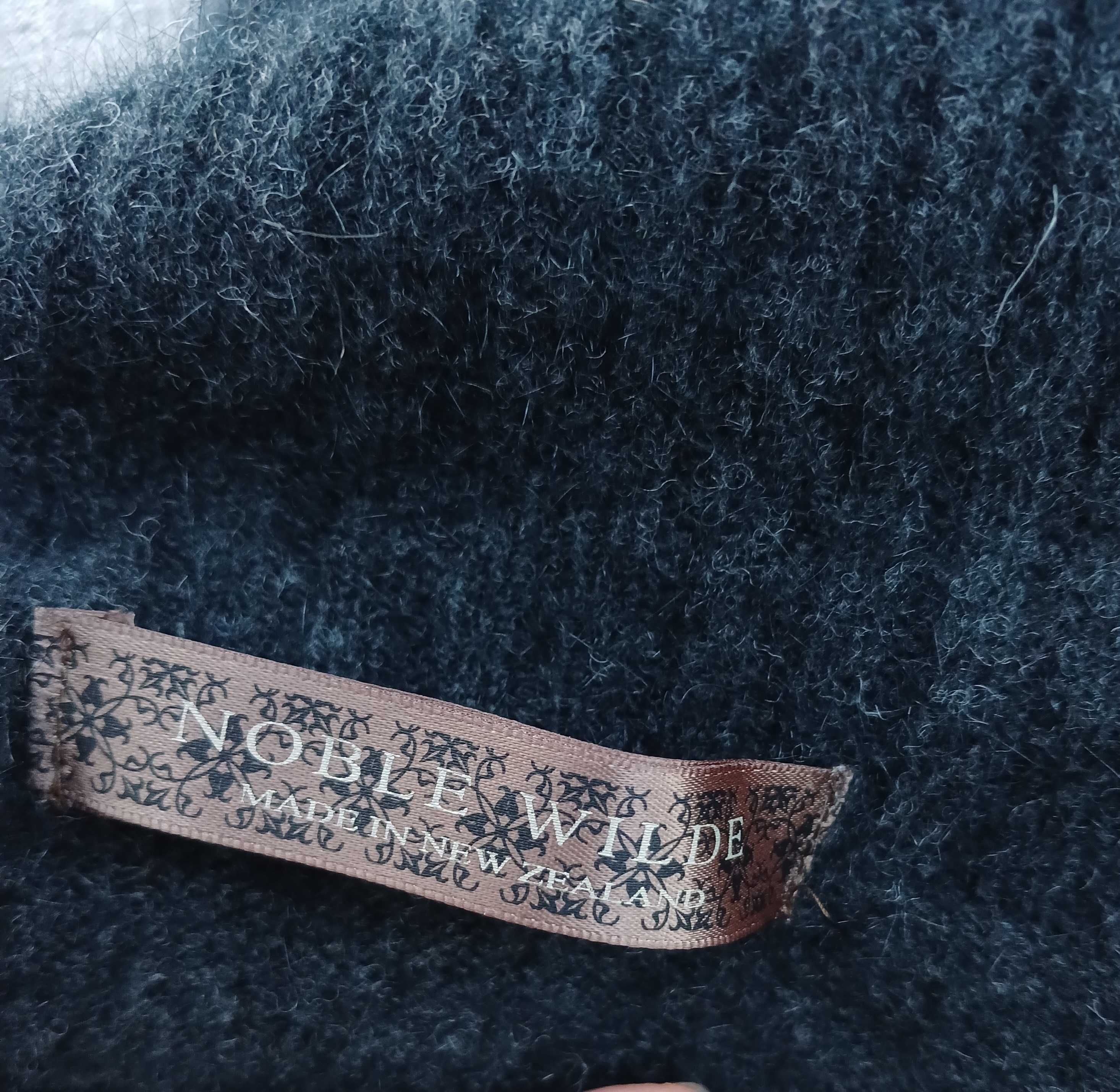 Пончо Noble Wilde (мех опоссум + шерсть мерино, накидка, кейп)