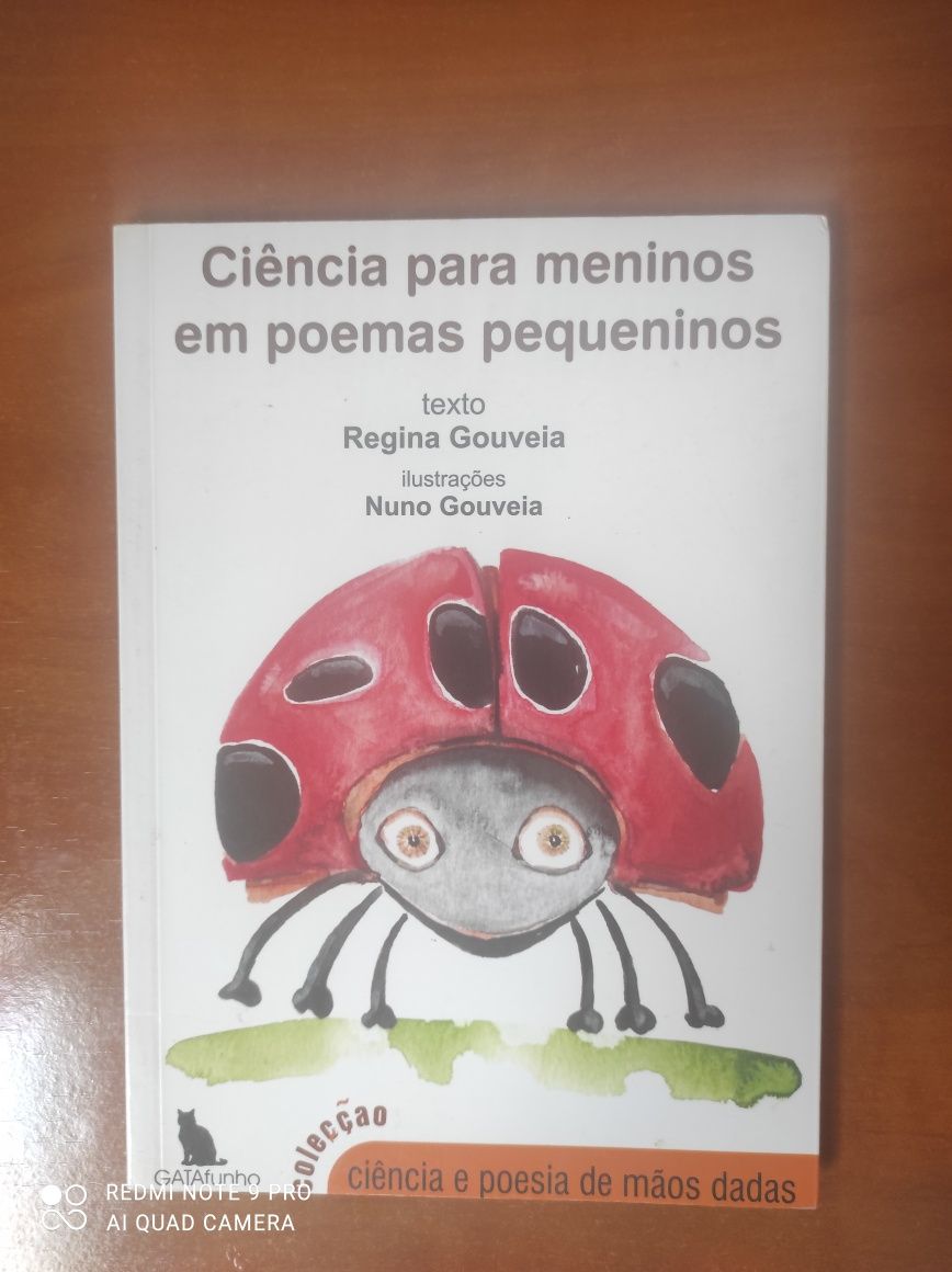 Livro Ciência para meninos em poemas pequeninos