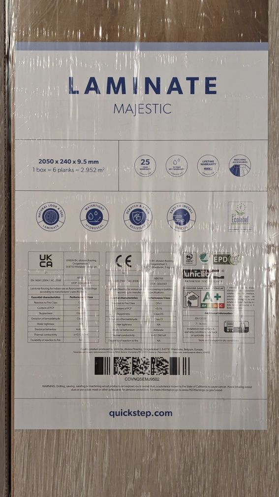 Quick-Step Dąb Nizinny Jasny Beżowy Majestic MJ3554