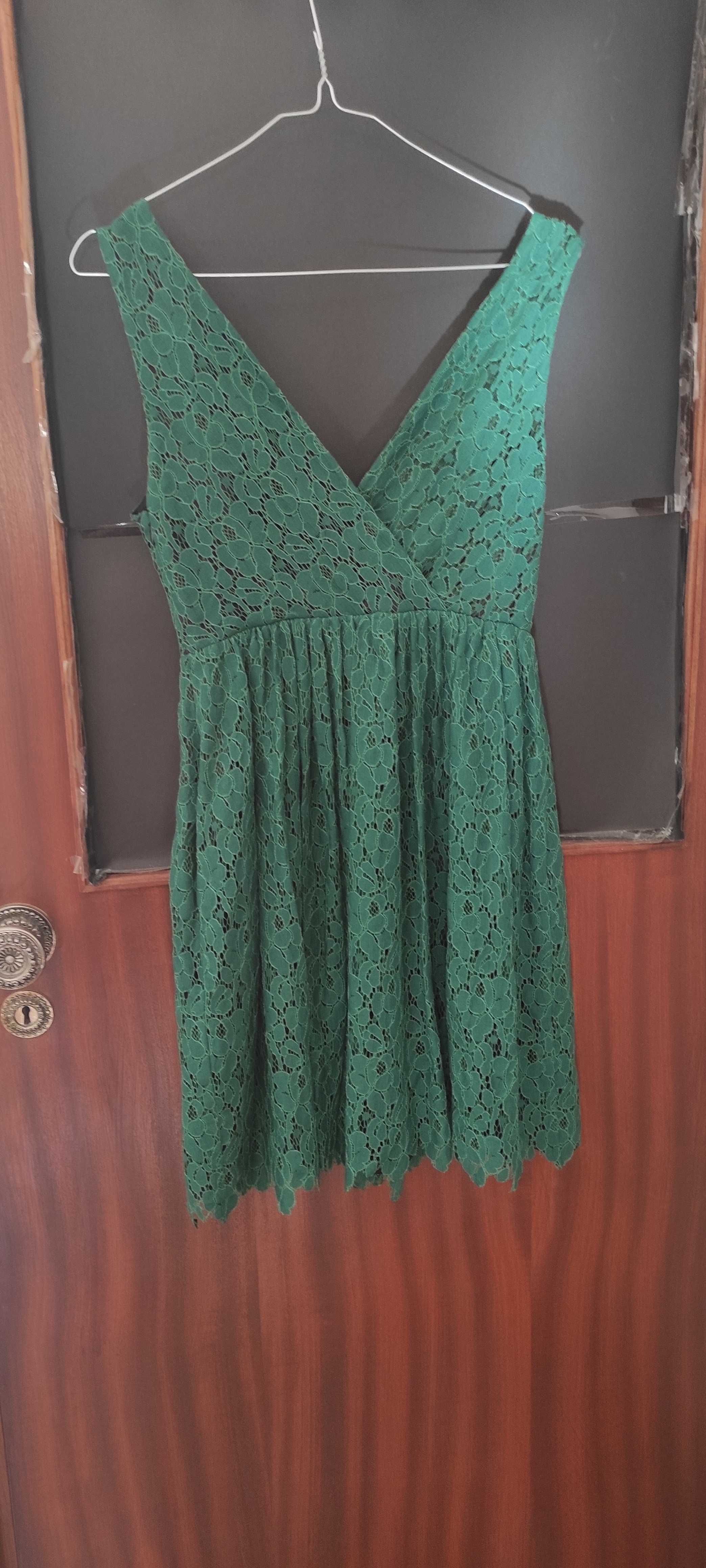 Vestido Zara rendado