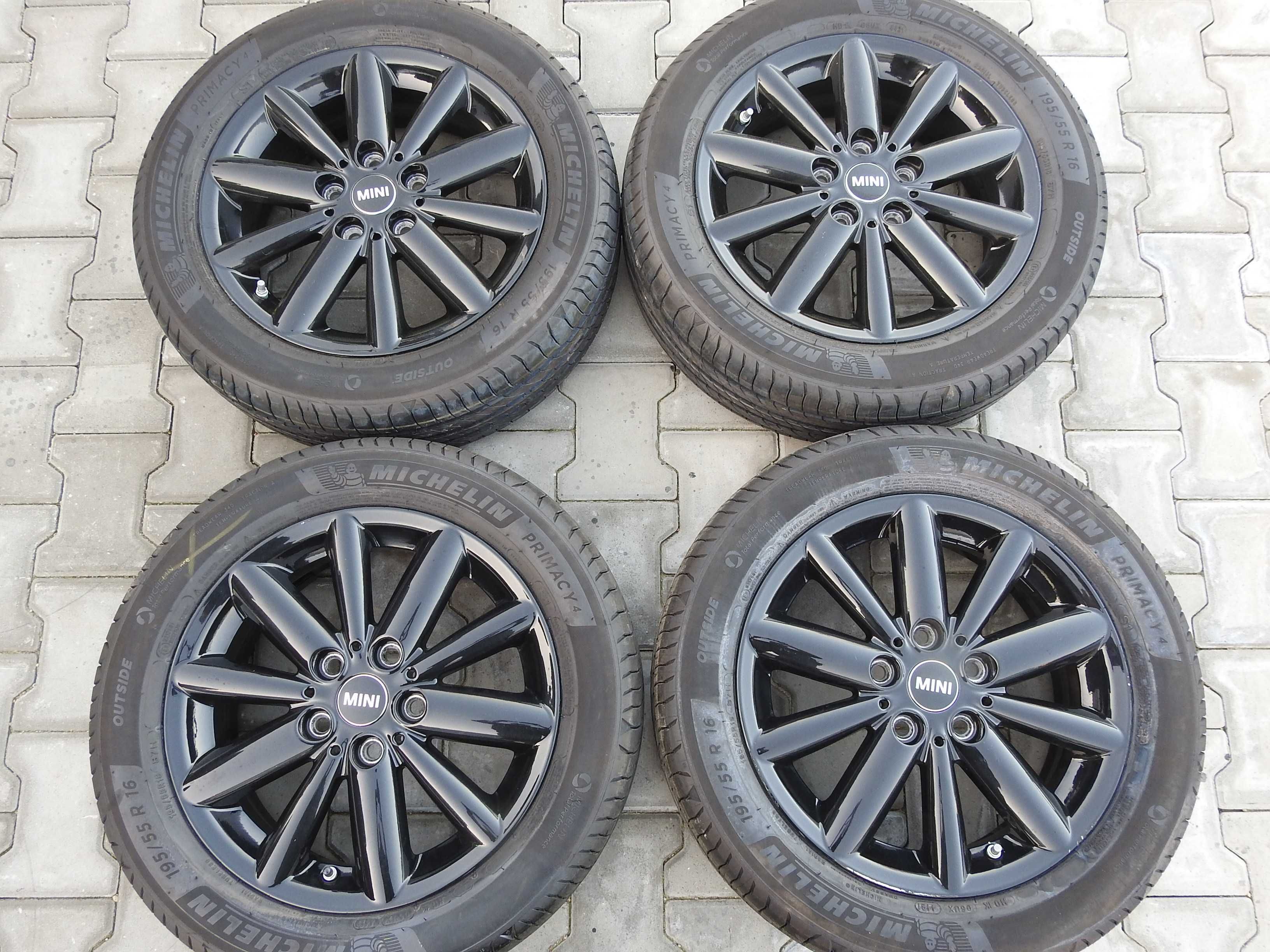 4x ALU Mini 5,5J 16'' 5x112 ET46 + TPMS 19rok JAK NOWE + TPMS