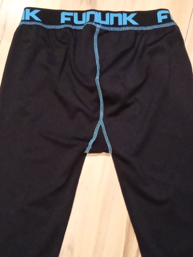 Funk 157, sportowe czarne legginsy 160cm M/L