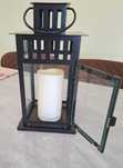 Lanterna de chão + Lanterna de mesa + Vela em LED+ 12 Velas Aromáticas