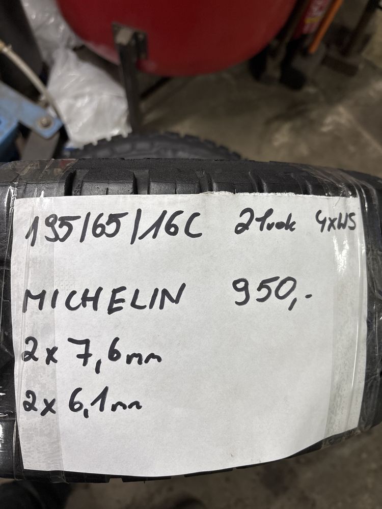 195/65R16C Michelin 21 rok wielosezon 4szt