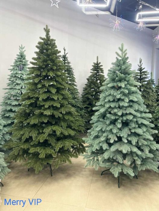 Скидки!Литая искусственная ель премиум!Заснеженная Версаль елка