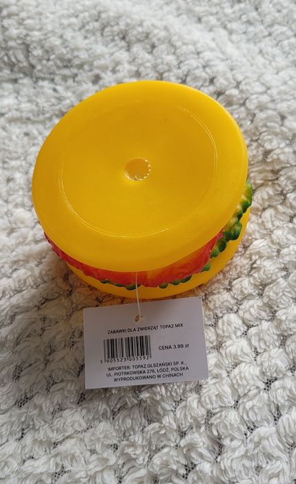 Zabawka dla psa Hamburger