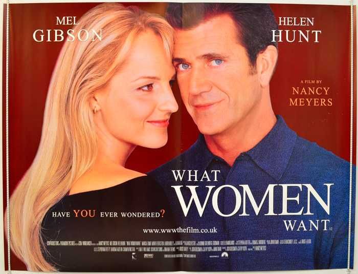 O QUE AS MULHERES QUEREM (Mel Gibson/Helen Hunt)