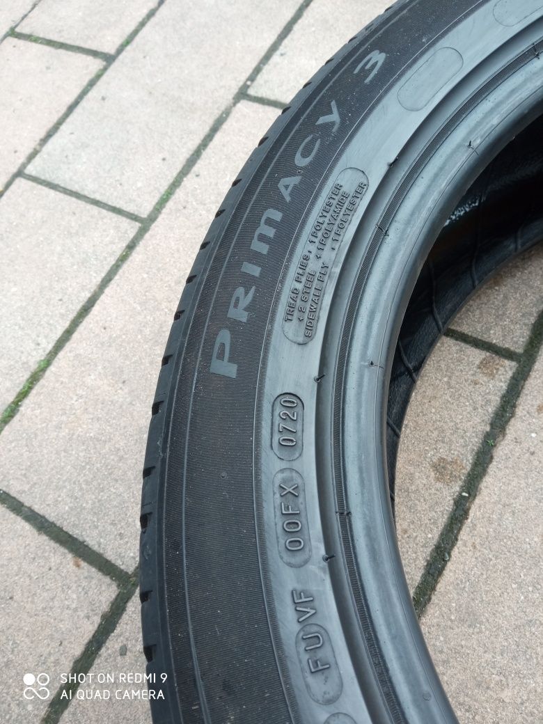 225/50R18 Opony Michelin Prmacy3 Rok 2020