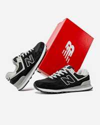 New Balance 574 Black/white, кросовки New Balance 574 Black/white