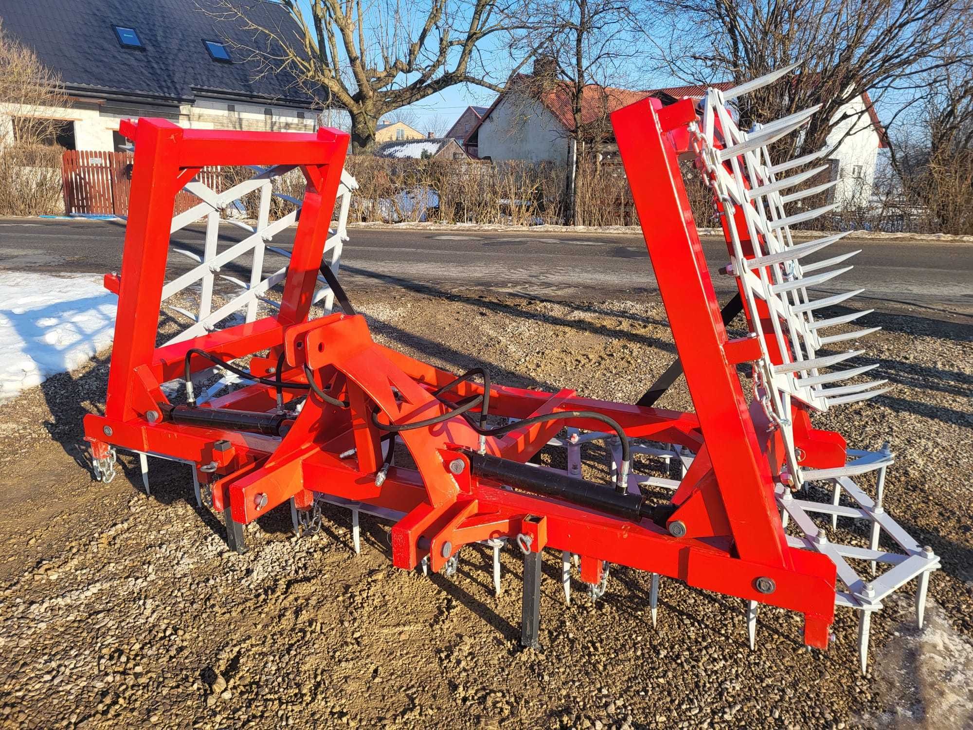 BRONY HYDRAULICZNIE SKŁADANE 5 pól/2 siłowniki /20Ph agregat/uprawa