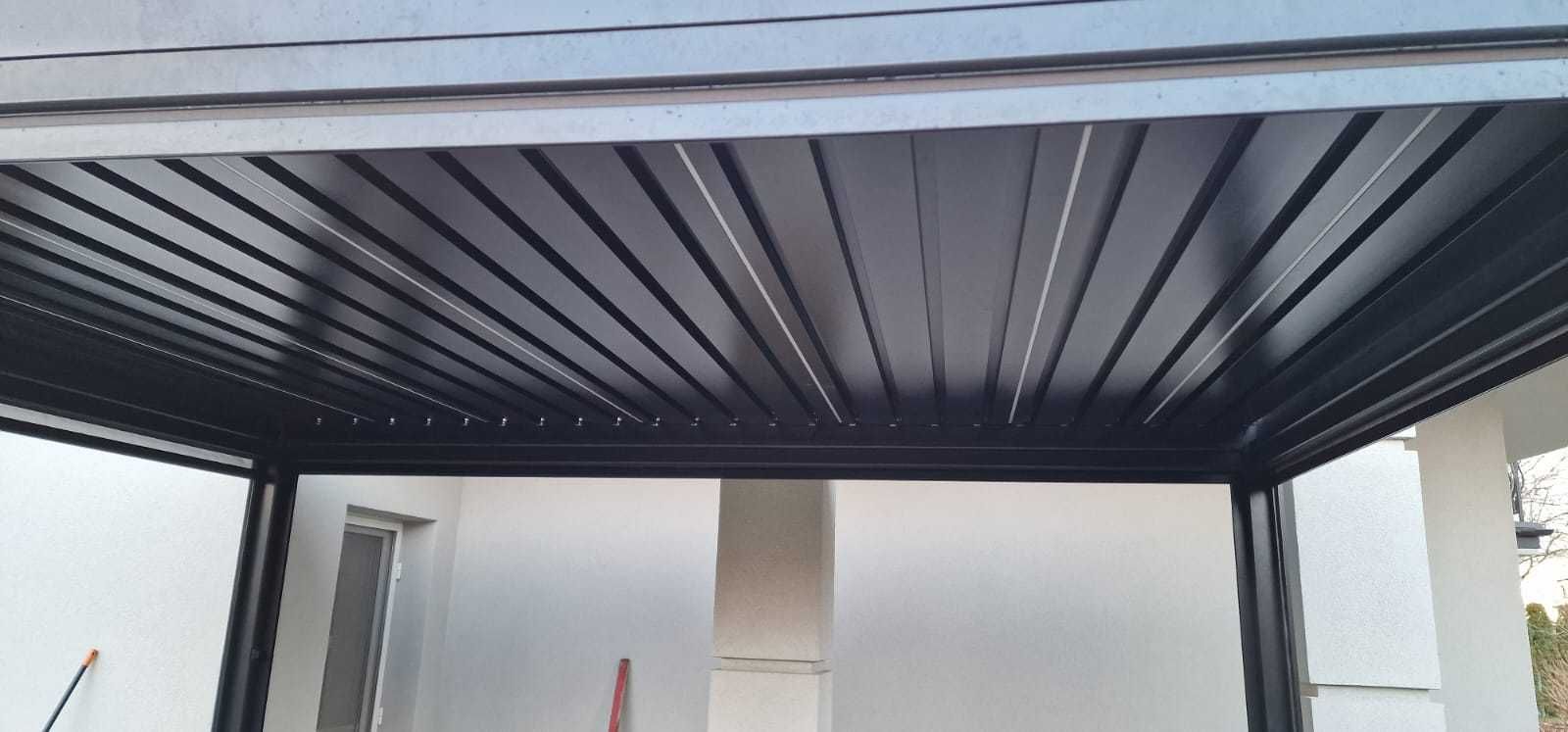 Pergola Ogrodowa Tarasowa Aluminiowa 3x3 Lamele Zadaszenie Tarasu