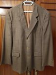 -50%Blazer Xadrez Castanho de Marca