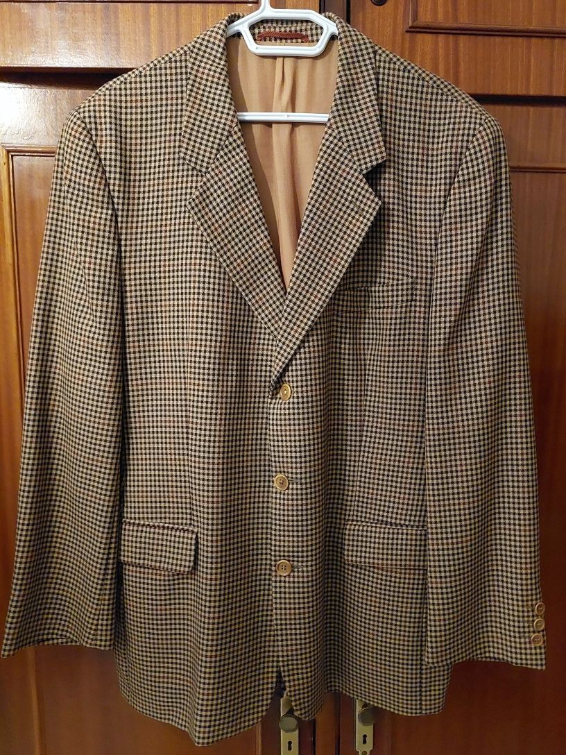 Blazer Xadrez Castanho de Marca