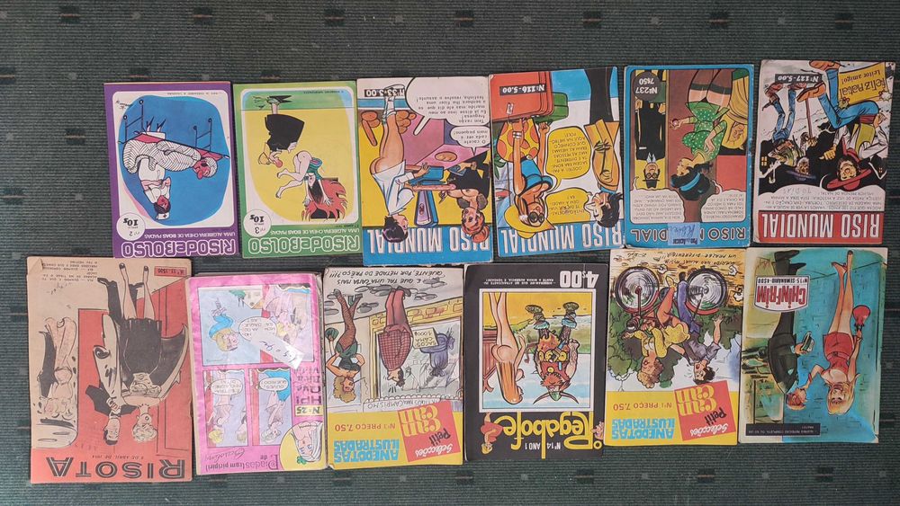 Lote 34 Livros de Humor BD e Cartoons