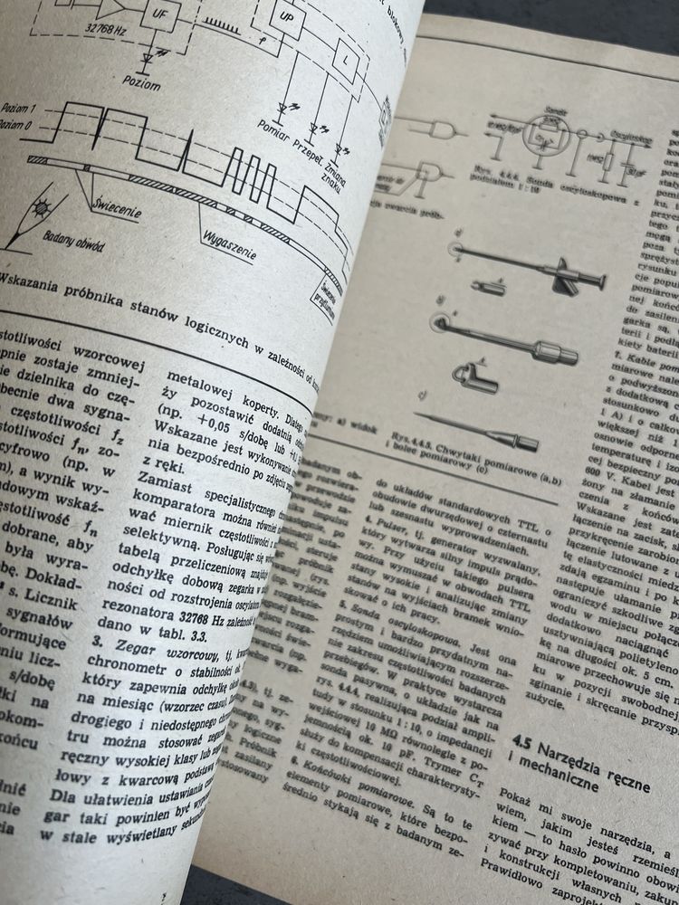 Naprawa kalkulatorów zegarków elektronicznych poradnik Sosiński PRL